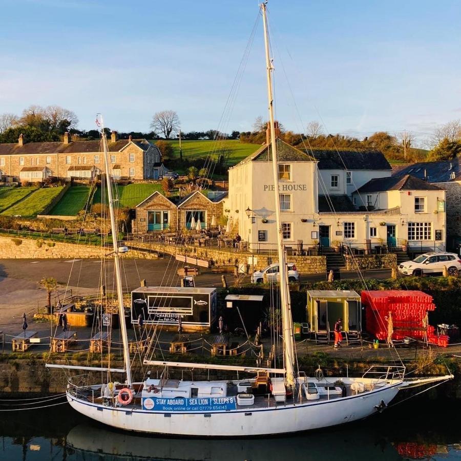 Stunning Yacht Sea Lion In Charlestown Harbour, Cornwall Ξενοδοχείο Εξωτερικό φωτογραφία